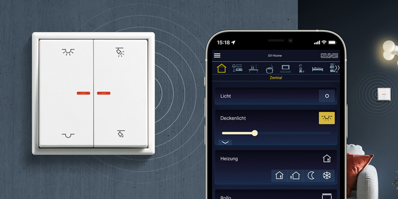 KNX RF Taster bei Energy2light Elektro & Home Automation Khokhar in Rödermark